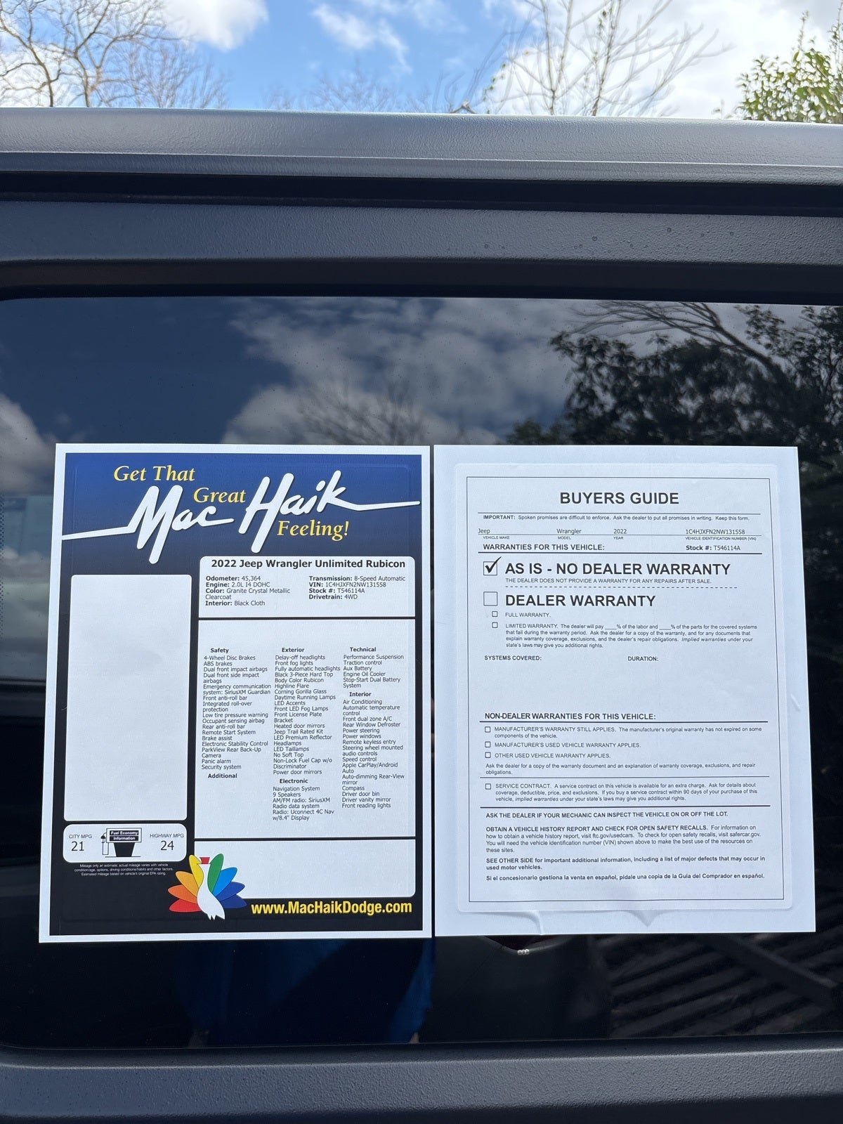 2022 Jeep Wrangler Unlimited Rubicon