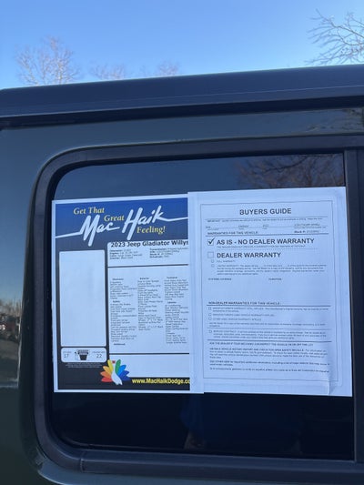 2023 Jeep Gladiator Willys