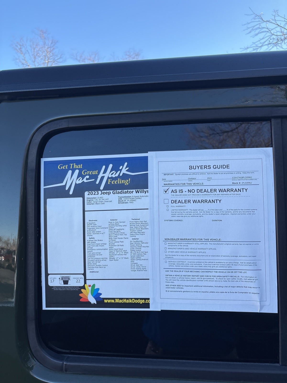 2023 Jeep Gladiator Willys