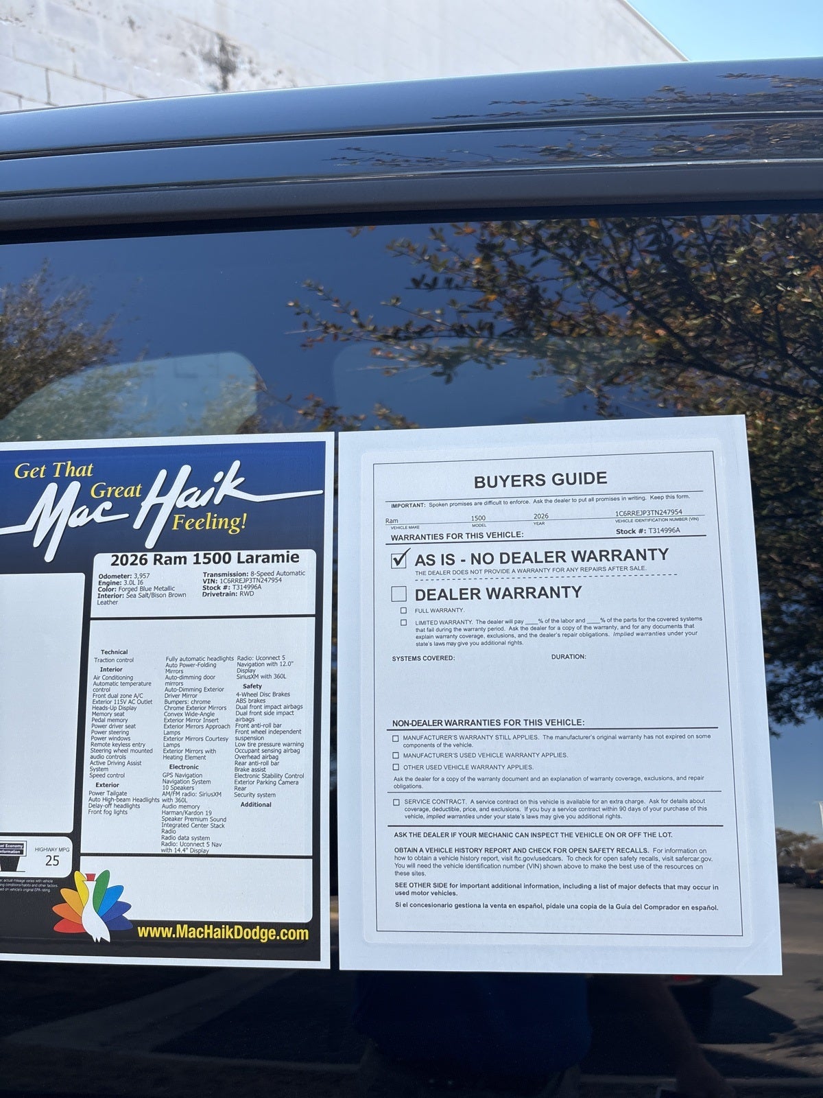 2026 RAM 1500 Laramie