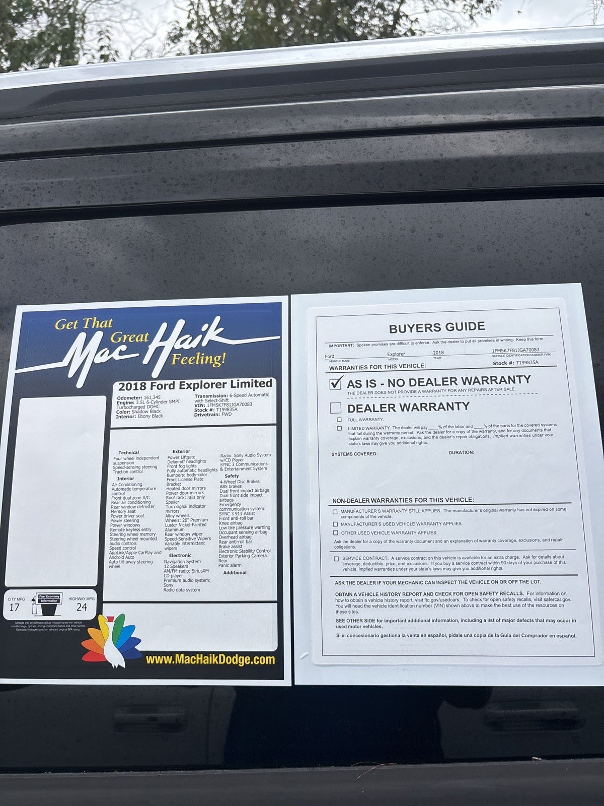 2018 Ford Explorer Limited