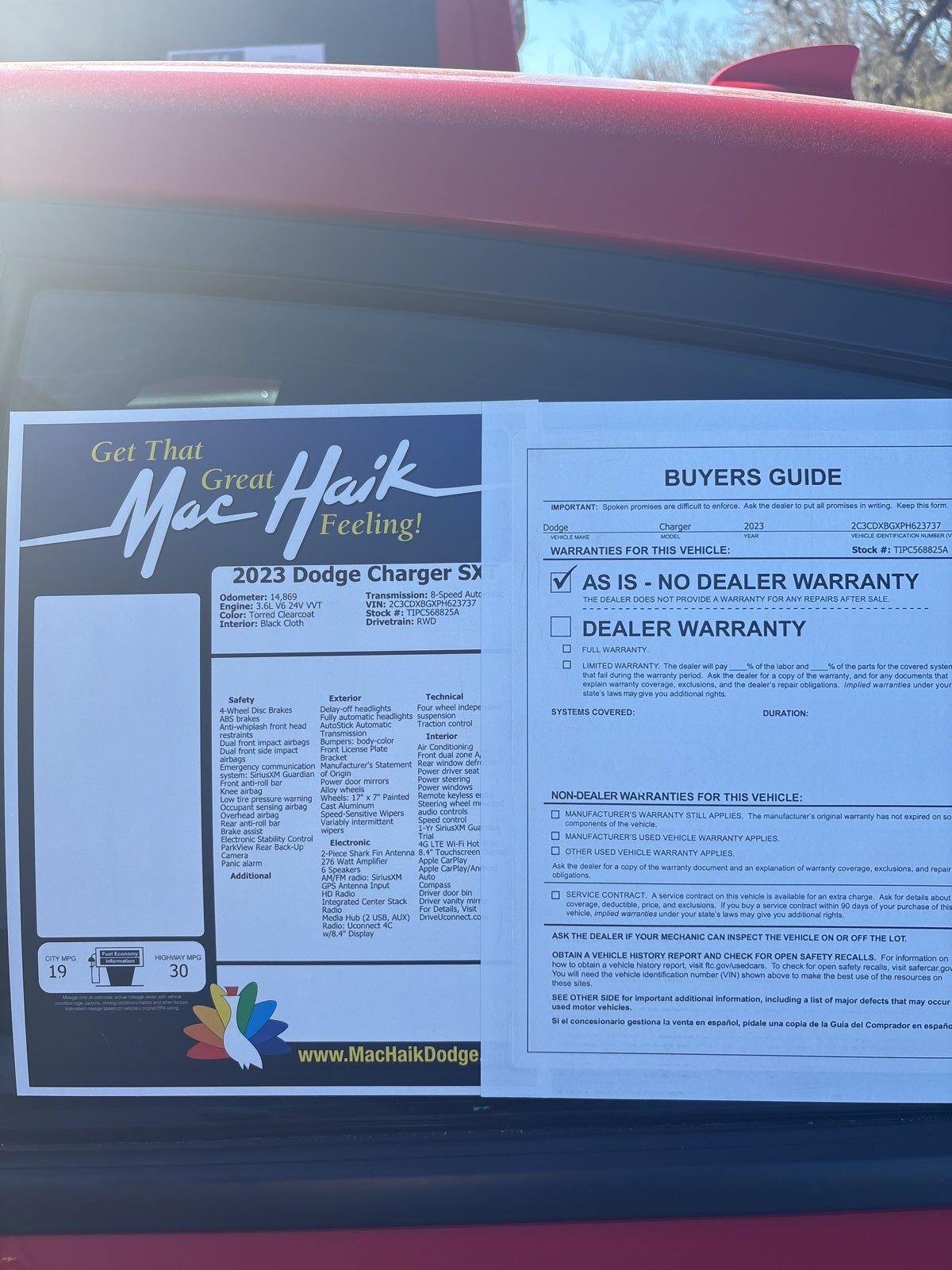 2023 Dodge Charger SXT