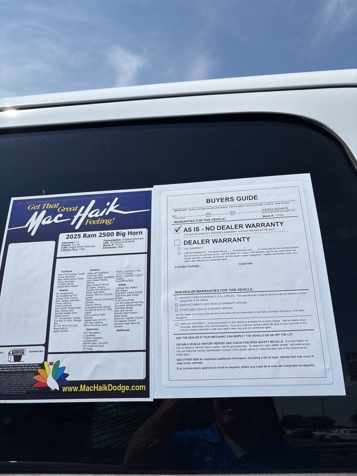 2025 RAM 2500 Big Horn
